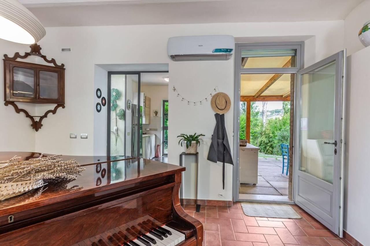 Grande Villa Storica Per Vacanze Con Giardino Privato E Piscina Ostra Exteriör bild