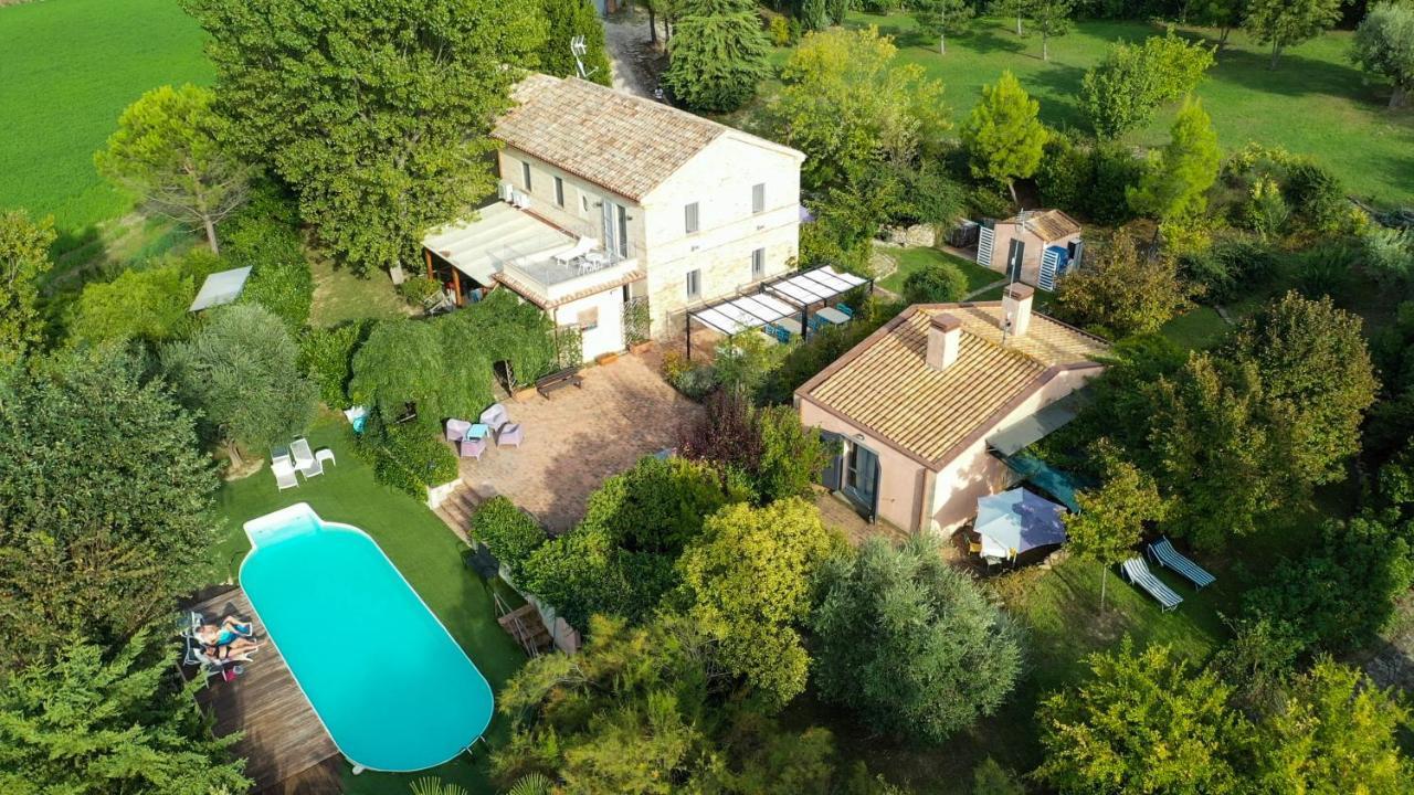 Grande Villa Storica Per Vacanze Con Giardino Privato E Piscina Ostra Exteriör bild