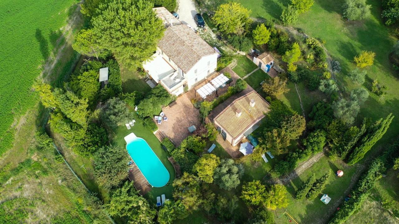 Grande Villa Storica Per Vacanze Con Giardino Privato E Piscina Ostra Exteriör bild