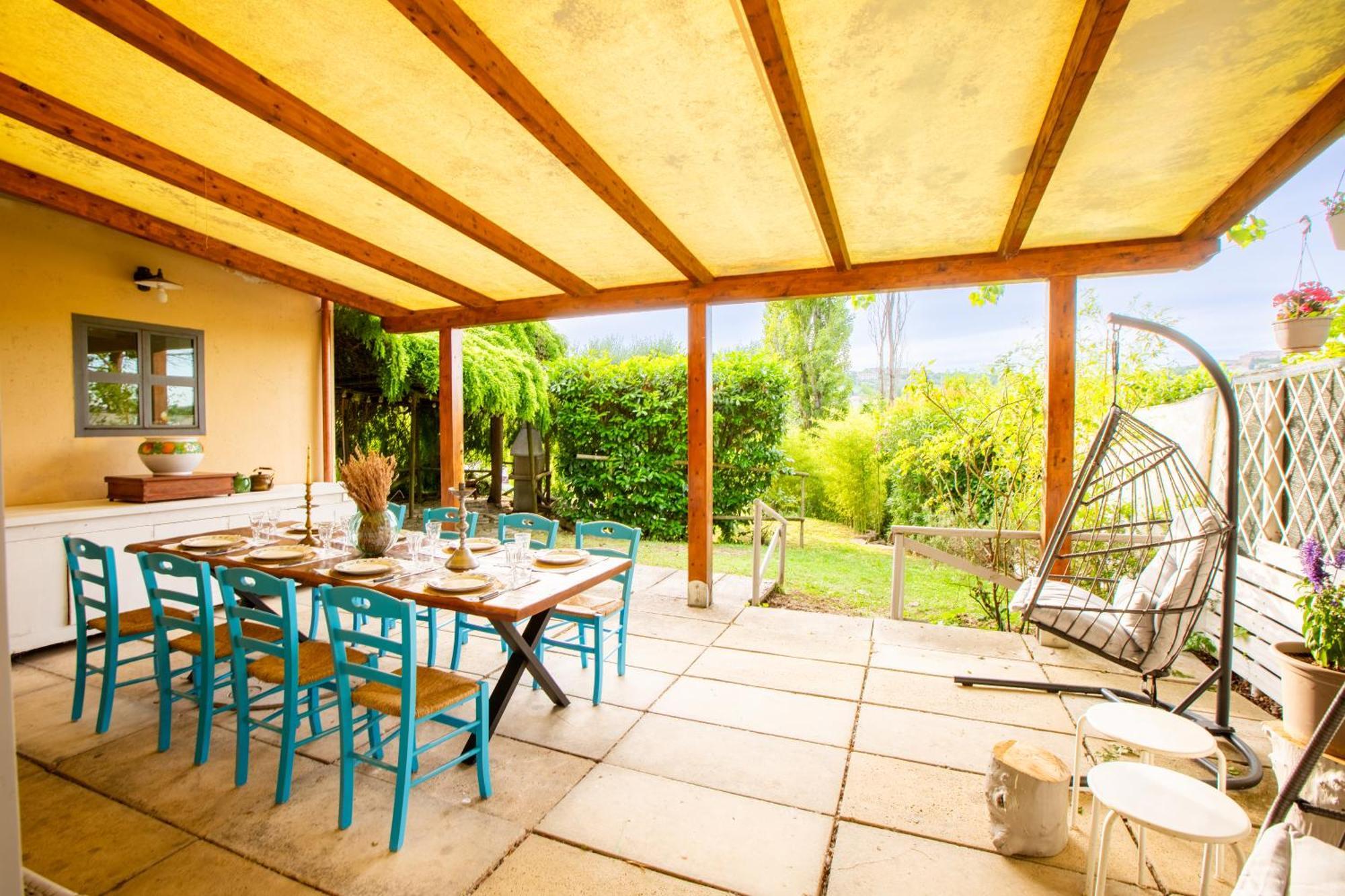Grande Villa Storica Per Vacanze Con Giardino Privato E Piscina Ostra Exteriör bild